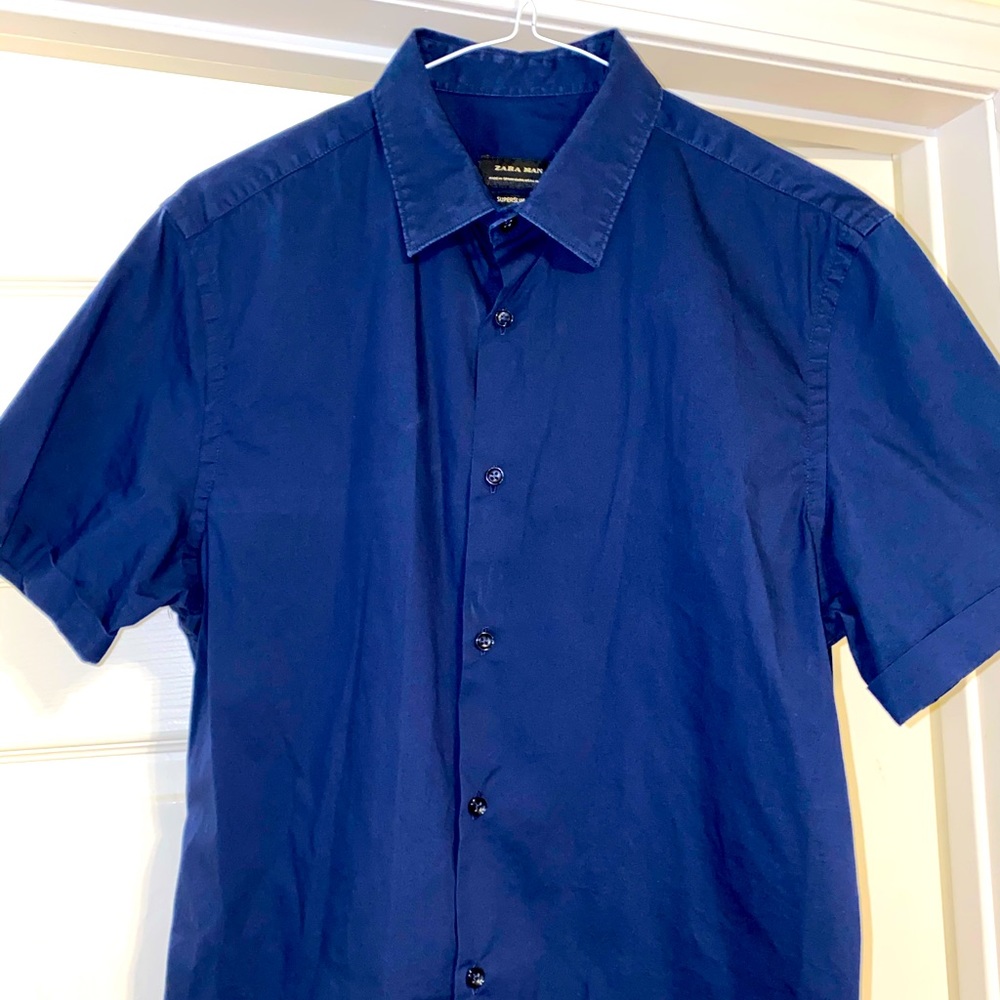 Zara short sleeve button up